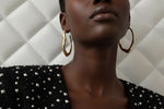 Load image into Gallery viewer, Sculpted Glow Hoops
